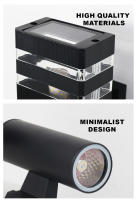 LUCKYLED Luz De Pared Decorativa LED E27 Impermeable Para Exteriores Luz De Entrada Para Escaleras Externas Y Hogar Material Plástico - details 6