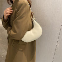Bolso De Hombro Para Mujer Yogodlns Nueva Primavera Color Sólido Forma De Media Luna Lujo PU Cuero Bolsos Versátiles Con Funda - details 11