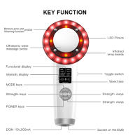 Máquina De Levantamiento Facial HIFU Masajeador Facial Portátil Terapia De Luz Roja Aparato De Belleza Y Salud Con Vibration Skincare - details 23
