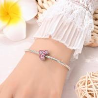 Princesa Rosa 925 Plata Color Letras 26 Amuletos De Amor Bolas Adecuadas Para Pulsera Qikaola Romántica DIY Joyería De Cumpleaños Regalo - details 9