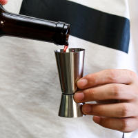 Jigger De Cocacola Doble Cabeza Medidor De Vino Y Líquidos Acero Inoxidable 15/30ml 25/50ml Herramientas De Barra Para Bebidas - details 6