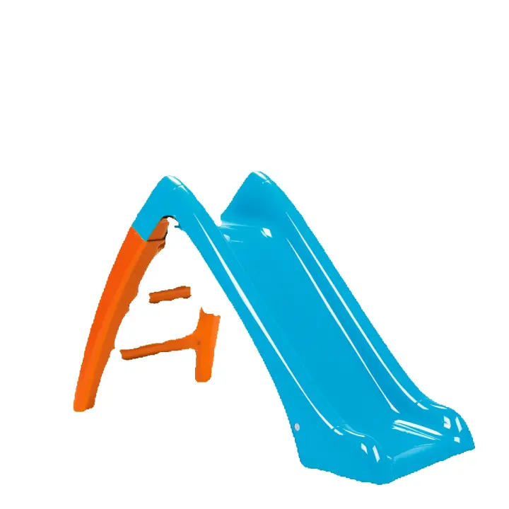 FEBER - Slide, Tobogán pequeño con rampa de 107 cm, para niños preescolares de 1 a 5 años,azul y rojo,resistente a la luz y cambios de temperatura,de fácil montaje FAMOSA (800009593) - 1