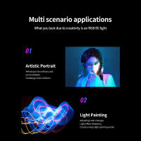 Luz De Autoenfoque LED RGB Con Tripode Para Fotografía Y Video De iPhone Samsung Luz De Autoenfoque Portátil Para Fotografía Y Video De Móvil - details 9
