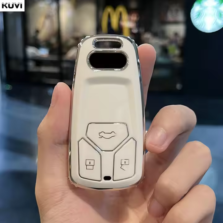 Funda De Llave Inteligente Para Coche TPU Para Audi A4 A4L A5 Q5 Q7 TT TTS 8S B9 2016 2017 2018 Protección Y Accesorios De Carcasa - 1