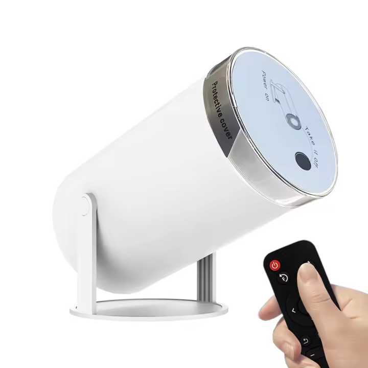 Proyector DITONG Hy300plus 4K Android 11 Dual Wifi6 250 ANSI Allwinner H713 BT5.0 1280*720 Enfoque Electrónico Para Cine En Casa - 1