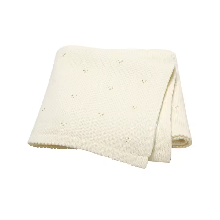 Manta Bebé Ultra Suave Algodón Punto Para Niños Y Niños Recién Nacidos De Sueño Para Carrito 90*70cm Tapetes Para Niños - 1