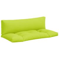 vidaXL Cojines para palés 2 unidades tela Oxford Color Verde brillante,  Azul y blanco,  Negro y blanco y mas Cojín Decorativo de Asiento Cojines de muebles de salon - details 2