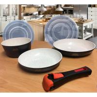 ECO-DE Set 3 Piezas de sartenes con revestimineto cerámico y Granito con Mango Extraible (2 sartenes, 1 cazo y 2 Tapas) - details 0
