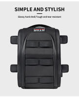 Bolsa De Espejo Para Motocicleta Impermeable De Gran Capacidad Negro Estuche Rígido De Almacenamiento Para Carreras Y Viajes - details 3