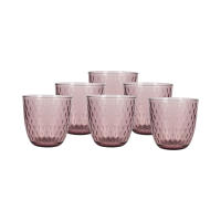 Cofan Set de vasos de agua | Modelo Ópalo | Capacidad: 29 cl | Disponibles en packs de 6 unidades (Color Púrpura) - details 1