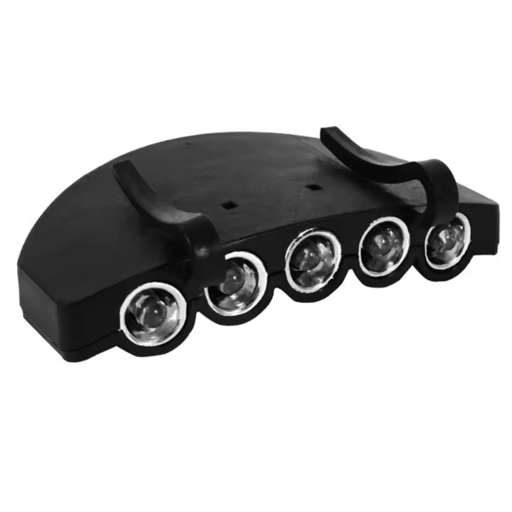 Mini frontal interior giratorio con visera brillante para acampar, Correr, ciclismo, caminar y senderismo. - 1