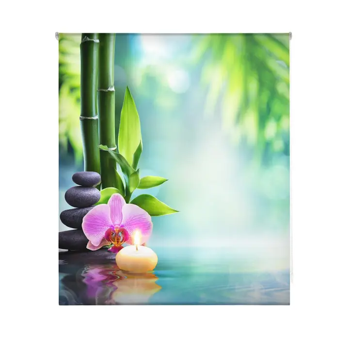 HAPPYSTOR  Estor Enrollable Traslúcido Estampado Digital Zen HSCZ8223 - 1