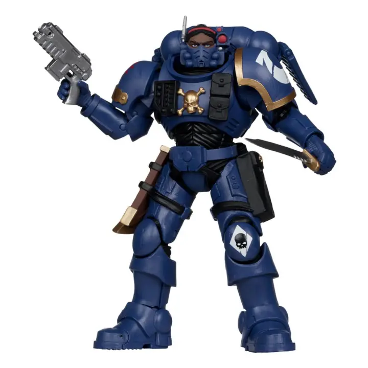 McFarlane Warhammer 40.000 - Figura de acción de Teniente en Phobos Armor (Ultramarines), 18 cm - 1