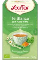 Té Blanco con Aloe Vera  Packs 2   El beso  17 bolsitas de infusión  YogiTea - details 1