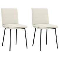 vidaXL Sillas de comedor 2 unidades terciopelo en color Gris claro/Verde oscuro/Negro y más | cómodas modernas ergonómicas para comedor cocina salón hogar - details 8