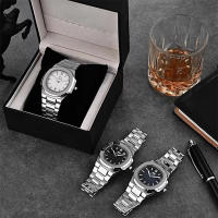 Reloj De Lujo Para Hombre 2023 Reloj De Pulsera De Cuarzo Resistente Al Agua Con Luminiscencia Y Fecha En Acero Inoxidable Cuadrado - details 0