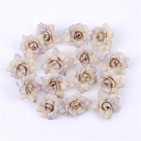 10/20Pcs Flores Artificiales De Seda Rosa 4CM Para Decoración De Hogar Bodas DIY Guirnalda De Navidad Accesorios De Regalo - details 14
