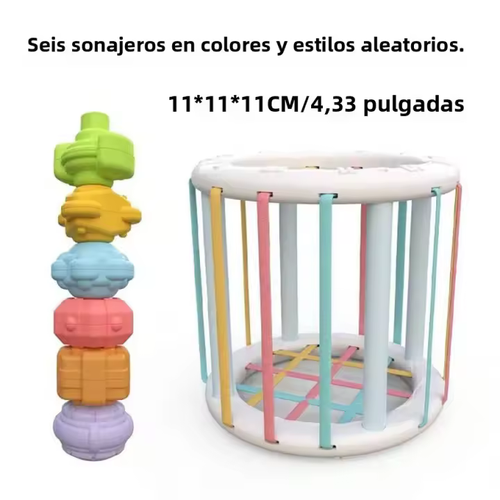 Juguete Educativo Montessori Para Bebés De 1-2 Años Juego De Aprendizaje Sensorial De Formas Adecuado Para Niños Y Niñas - 1