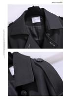 Nueva Chaqueta De Trench Femenina Estilo Británico 2025 Windbreaker Streetwear Doble Botón Largo Elegante Para Otoño E Invierno - details 10