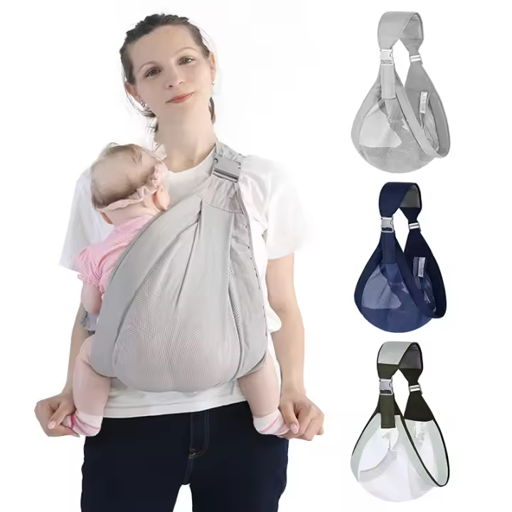 Portabebés multifuncional para salir de bebé, para las cuatro estaciones, de malla, para primavera, verano, otoño e invierno - 1