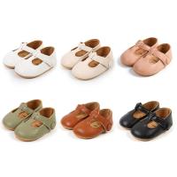 Zapatos Para Niños Primavera Verano Otoño T-Strap De Cuero Antideslizantes Mary Janes Para Niñas Y Niños Con Hebilla Cierre Planos Para Bebés - details 0