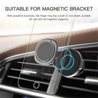 Soporte De Anillo Para Dedo Mini 360 Grados En Metal Para Smartphone Compatible Con Xiaomi Redmi Note 8 iPhone 7 8 X Soporte De Teléfono Móvil Universal - details 2