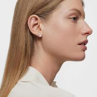 Pendientes de Plata de Primera Ley para Mujer with Cierres a Pression y Motivo de 9mm en Gema Preciosa, Versátil y Elegante, Colección Color - details 3