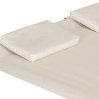 Mediawave Store Cama al aire libre PARADISE con almohadas y sombrilla 155x173x200 cm, ideal jardín, relax y confort - details 3