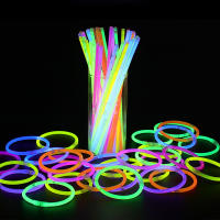 50/100pcs Glowing Sticks 8 Pulgadas Brillo Nocturno Para Fiestas Conciertos Bodas Cumpleaños Decoración De Fiesta Suministros De Brillo - details 6