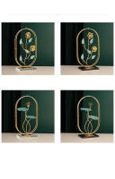 Ornamento De Hoja De Loto De Hierro Para Decoración De Escritorio Artículos De Arte Para Estudio Y Dormitorio Accesorios De Hogar - details 4