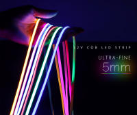 Barra De Luz LED COB Flexible Dimmable Para Signos Publicitarios Decoración De Bicicletas Y Autos 12V Tira De Luz De Ganchillo FOB - details 1