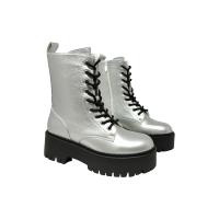Eva Zorteon - Botines militares con plataforma alta con cordones y cremallera. Marca TULIPANO. - details 7