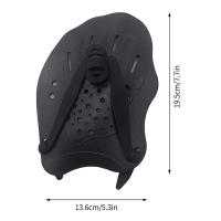 1 Par De Palas De Entrenamiento De Natación Guantes De Snorkel Y Escuba Diving Ajustables Con Correas De Silicona Para Deportes Adultos - details 12