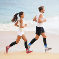 Pareja De Medias De Compresión Para Pies Y Piernas 20-30mmHg Para Correr Y Aliviar Los Esfuerzos En Los Muslos Para Hombres Y Mujeres - details 13