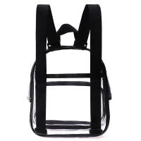 Mochila Transparente De PVC Impermeable Para Mujer Y Hombre Mochila De Viaje Casual Para Estudiantes Exterior Con Cierre De Cremallera - details 2
