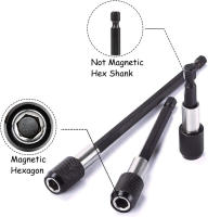 Kit De Soporte Magnético Para Destornillador Eléctrico 3PCS 1/4 Pulgada Rosca Rápida Hexagonal Extensión De 60-150mm Para Tornillos Y Juntas - details 10