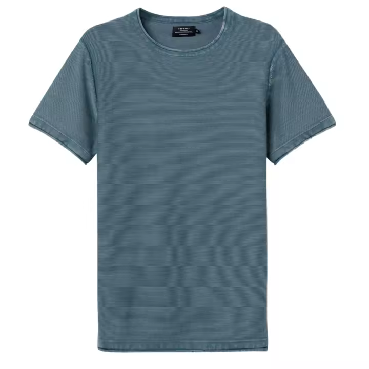 Tiffosi camiseta slim para hombre 10060126 color azul - 1