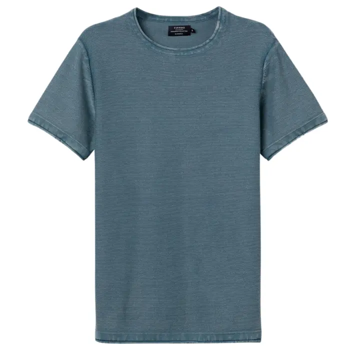 Tiffosi camiseta slim para hombre 10060126 color azul - 1
