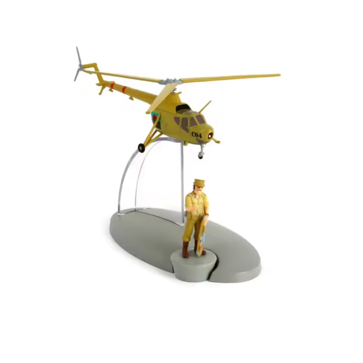 Moulinsart Avion de colección Tintin Nr. 22 Helicoptero MI-1 Y Alcazar en Picaros - 1
