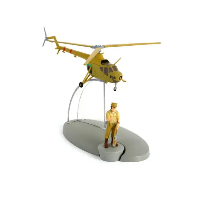 Moulinsart Avion de colección Tintin Nr. 22 Helicoptero MI-1 Y Alcazar en Picaros - 1