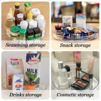 Organizador De Giradiscos Multifuncional Transparente Ecológico Para Cocina Repostería Condimentos Organizador De Maquillaje Rotativo De Plástico - details 11