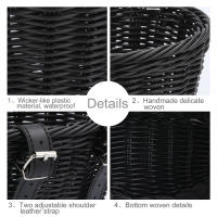 Cesta De Bicicleta Frontal Ajustable De Rotura Multifuncional Cesta De Paja Tradicional Regalo Vintage Para Colegas Y Amigos - details 5