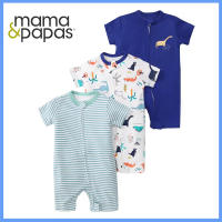 Mono de verano para bebé, de manga corta, con cremallera de doble cabeza, para gatear, para recién nacido, caja de regalo - details 12