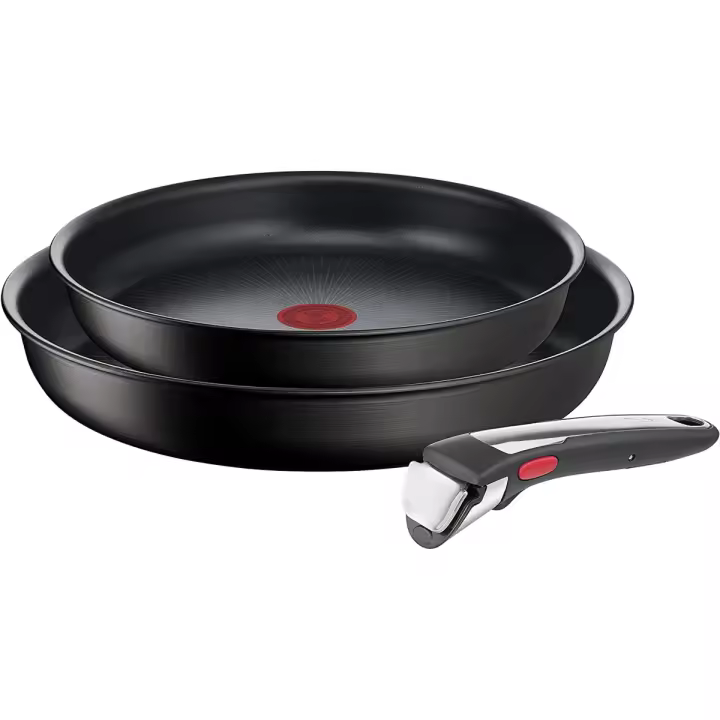 Juego de 2 Sartenes Tefal Ingenio Unlimited On, Sartén 22 y 26 cm, mango intercambiable, Antiadherentes, Revestimiento Titanio, Thermo-signal - 1