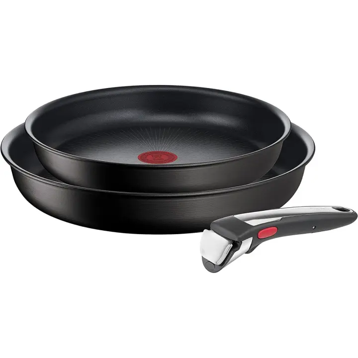 Juego de 2 Sartenes Tefal Ingenio Unlimited On, Sartén 22 y 26 cm, mango intercambiable, Antiadherentes, Revestimiento Titanio, Thermo-signal - 1