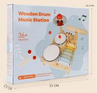 Set De Batería De Madera Para Bebés Juguete Musical Montessori Instrumentos De Percusión Para Niños De 3 a 6 Años - details 10