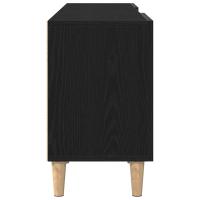 Soporte de TV vidaXL - Roble Negro, 150x30x50 cm, Hecho de Madera Elaborada - details 5