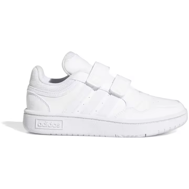 Zapatillas de Casa Adidas Hoops 3.0 para niños unisex en color blanco - 1