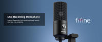FIFINE Micrófono Condensador USB Con Regulador De Ganancia Para Estudio Doméstico Podcasting Voce-over Laptop Windows K669 - details 0