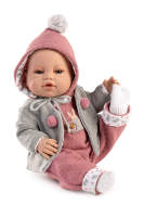 Muñecas Berbesa, Muñeca Recién nacido chaqueta gris 42 cm (51241), Muñecas para niñas muñecas juguetes para niñas muñecas recien nacidas muñecas recien nacidos - details 1